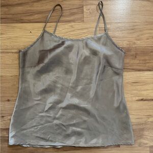 Cato Silk Silver Tank Top